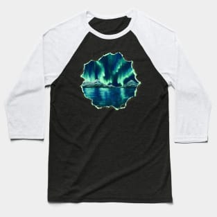 Aurora Borealis Baseball T-Shirt